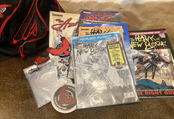 Big Backpack o' Books: Issue 1 through 7 of The Hawk of New York, PLUS LIMITED SUPPLY!