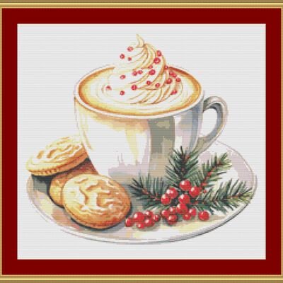 Festive cookies cross stitch \pattern