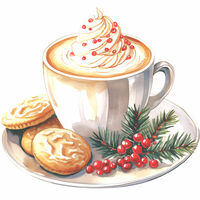 Festive Cookies Cross Stitch \Pattern - Thumbnail 2