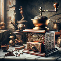 Coffee Grinder Cross Stitch Pattern - Thumbnail 2