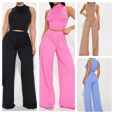 High Neck Pant Set-TD