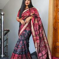 Sambalpuri silk Saree  - Thumbnail 3