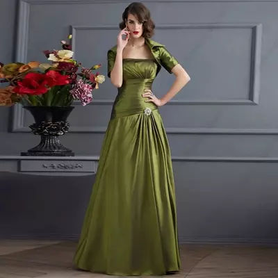 Simple Strapless Mother of Bride/Groom Dresses for Womem A Line Summer Short Sleeveless Wedding Party Dresses Robe De Soirée