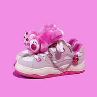Strawberry Bear Casual Sneakers For Woman - Thumbnail 5