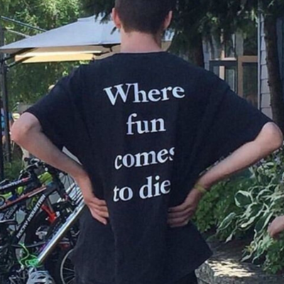Free shipping-where fun comes to die tee - Thumbnail 1