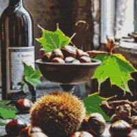 Chestnuts Cross Stitch Pattern - Thumbnail 1