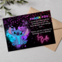 Stitch Neon Birthday Invitation with Personalized Photos | Lilo & Stitch Party Invite | Vibrant Celebration Theme-2