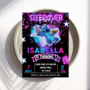 Stitch Neon Sleepover Birthday Invitation | Lilo & Stitch Party Invite | Vibrant Celebration Theme-2
