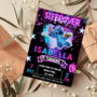 Stitch Neon Sleepover Birthday Invitation | Lilo & Stitch Party Invite | Vibrant Celebration Theme-4