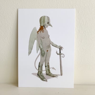 Bird god (print)