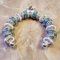 Mask Green Charm Bangle  - Thumbnail 1