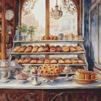 Bakery Cross Stitch Pattern - Thumbnail 1