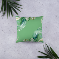 NGC  Lea' Aquarelle Reversible Pillow - Thumbnail 2