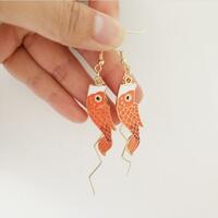 fish earrings - Thumbnail 1