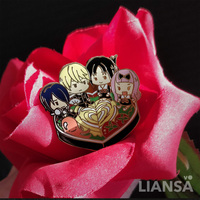 Kaguya-sama Love Is War Gold-plated Enamel Pin - Thumbnail 1