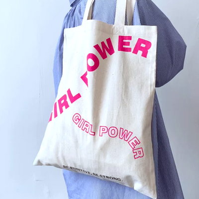 *free shipping*girl power tote bag