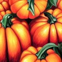 Pumpkins Cross Stitch Pattern - Thumbnail 2
