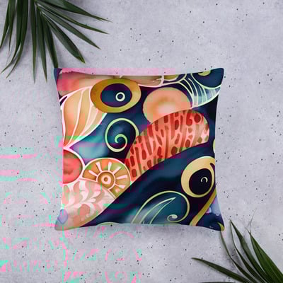 Ngc blue fantasy reversible pillow