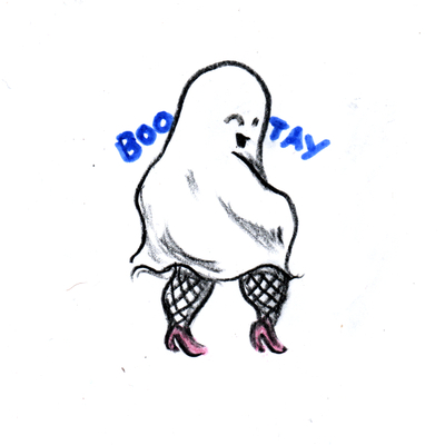 Bootay ghost 2" sticker
