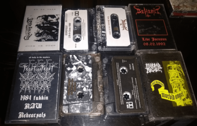 GOREFEST , BEHERIT, CELTIC FROST, MORBID ANGEL Tapes 