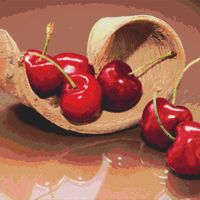 Cherries Cross Stitch Pattern - Thumbnail 1