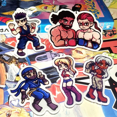 Virtua Fighter Reversible Keychains