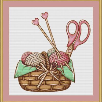 Knitting cross stitch pattern - Thumbnail 4