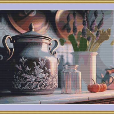 Kitchen decoration cross stitch pattern - Thumbnail 3