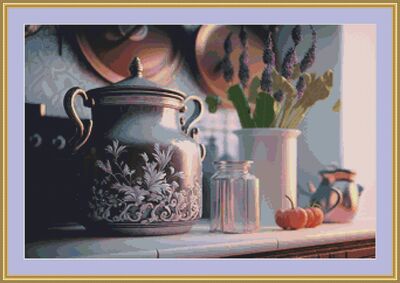 Kitchen Decoration Cross Stitch Pattern