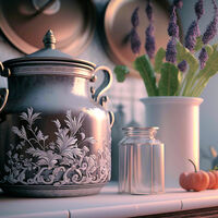 Kitchen Decoration Cross Stitch Pattern - Thumbnail 2