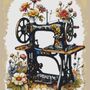 Sewing Machine Cross Stitch Pattern-1