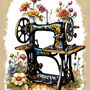 Sewing Machine Cross Stitch Pattern-2