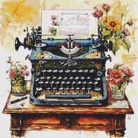 Typewriter Cross Stitch Pattern - Thumbnail 1