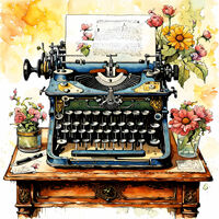 Typewriter Cross Stitch Pattern - Thumbnail 2