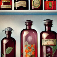 Bottles Cross Stitch Pattern - Thumbnail 2