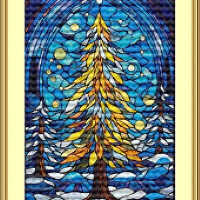 Winter cross stitch pattern - Thumbnail 4