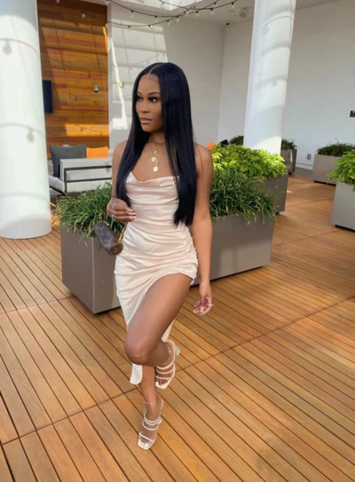 Sexy Tea Length Tight Prom Dresses