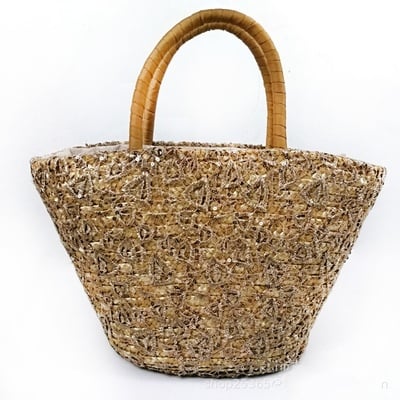 Lace straw bag super fairy sweet girl beach vacation woven bag