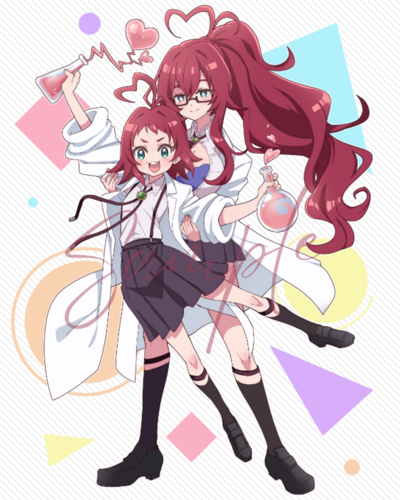 100 Girlfriends "Kusuri Yakuzen" HOLOGRAPHIC Autographed Print