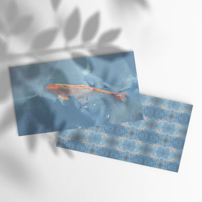 Set of business cards - garden 1