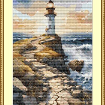 Lighthouses cross stitch pattern - Thumbnail 5