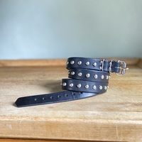 1” wide Medium Dome Studs belt - Thumbnail 2