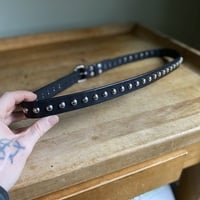 1” wide Medium Dome Studs belt - Thumbnail 3