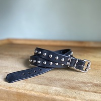 1” wide Medium Dome Studs belt - Thumbnail 1