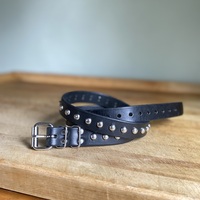1” wide Medium Dome Studs belt - Thumbnail 9