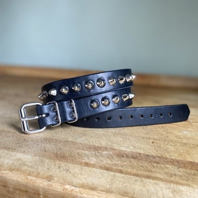 1” wide studded belt (stud options)