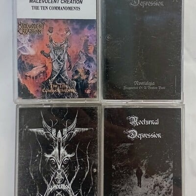 Malevolent  creation, nocturnal depression, thunderbolt tapes  - Thumbnail 3