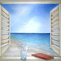 Shuttered Window Cross Stitch Pattern - Thumbnail 2