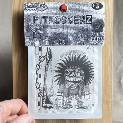 Pitbosserz sticker/pin pack