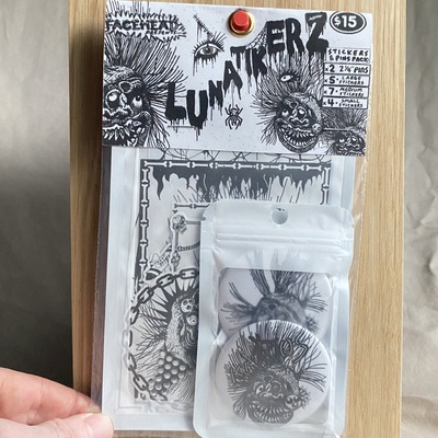 Lunatikerz Sticker/Pin Pack